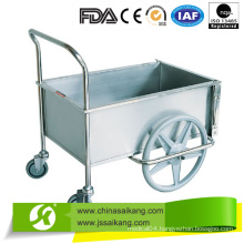 Stainless Steel Dressing Delivery Trolley for Improved Safety